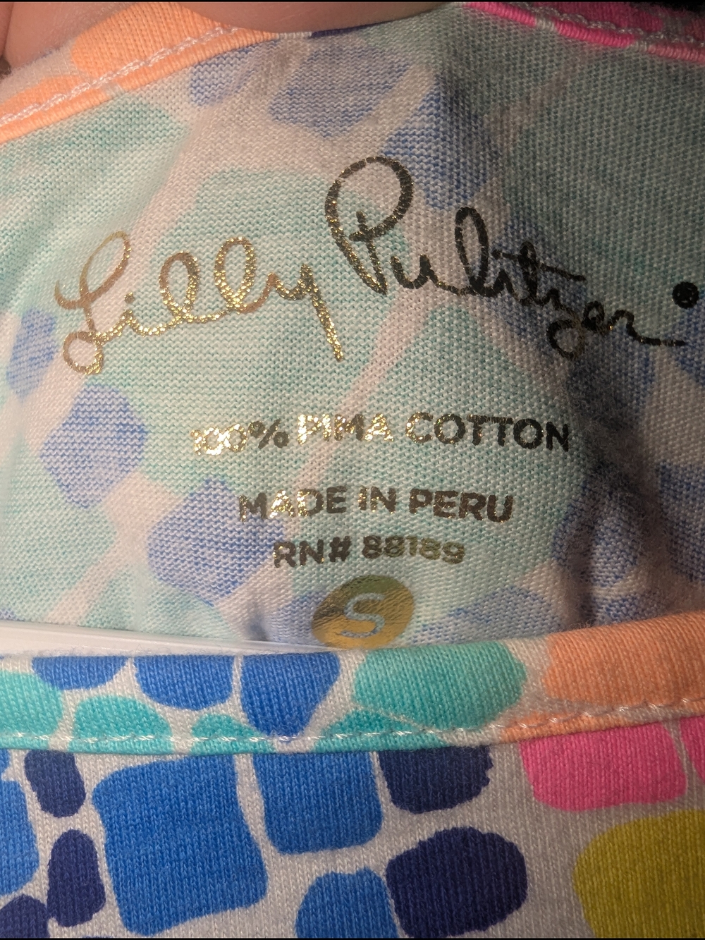 Lilly Pulitzer Pastel Mosaic Shift Dress in Pink, Blue, Mint, Peach - Picture 3 of 5